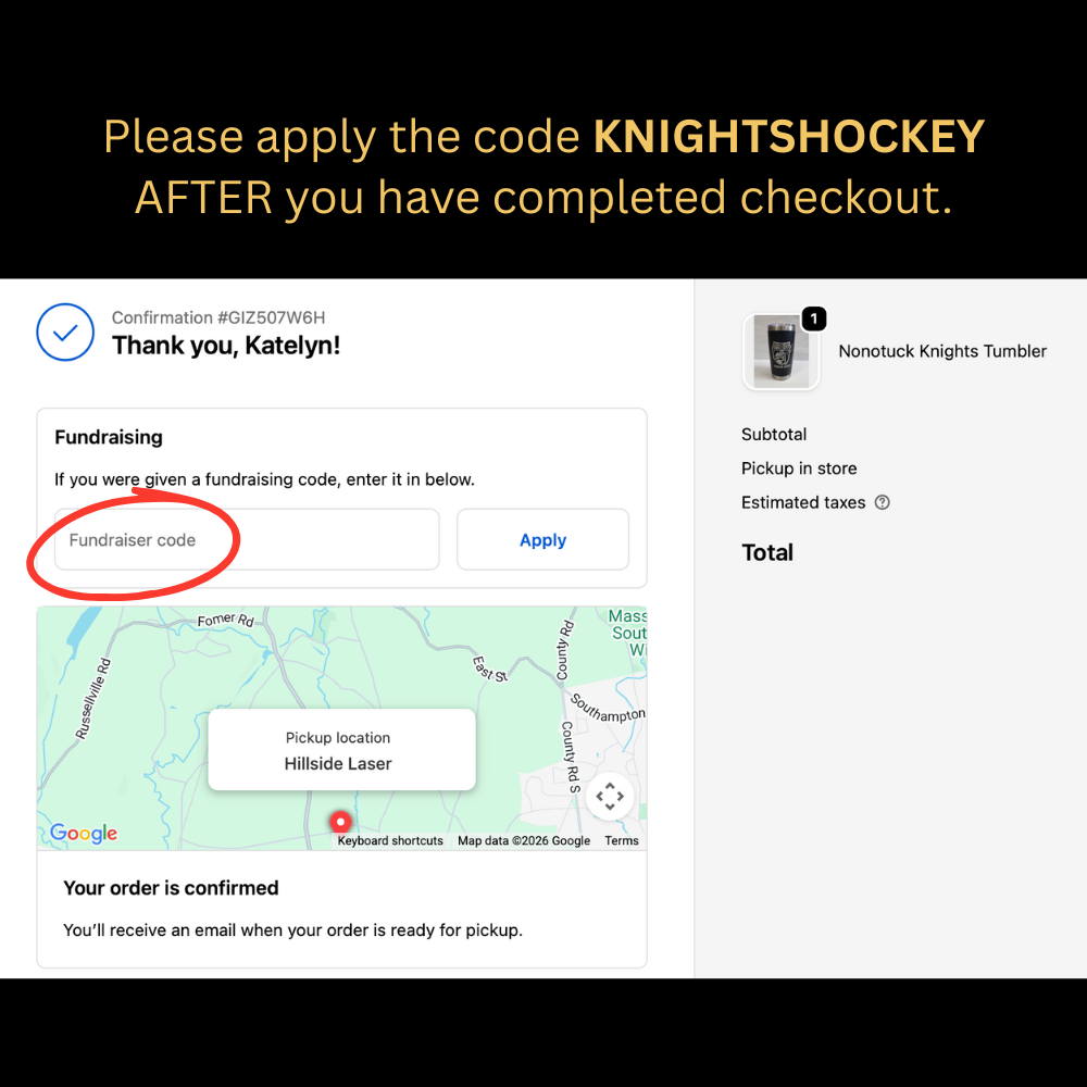 Nonotuck Knights Ornament