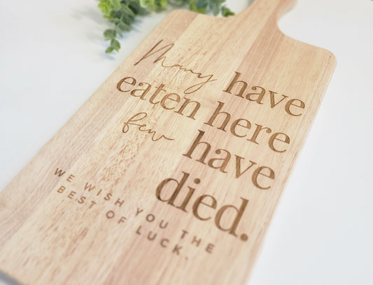 Charcuterie Board- "Many Have Eaten Here"
