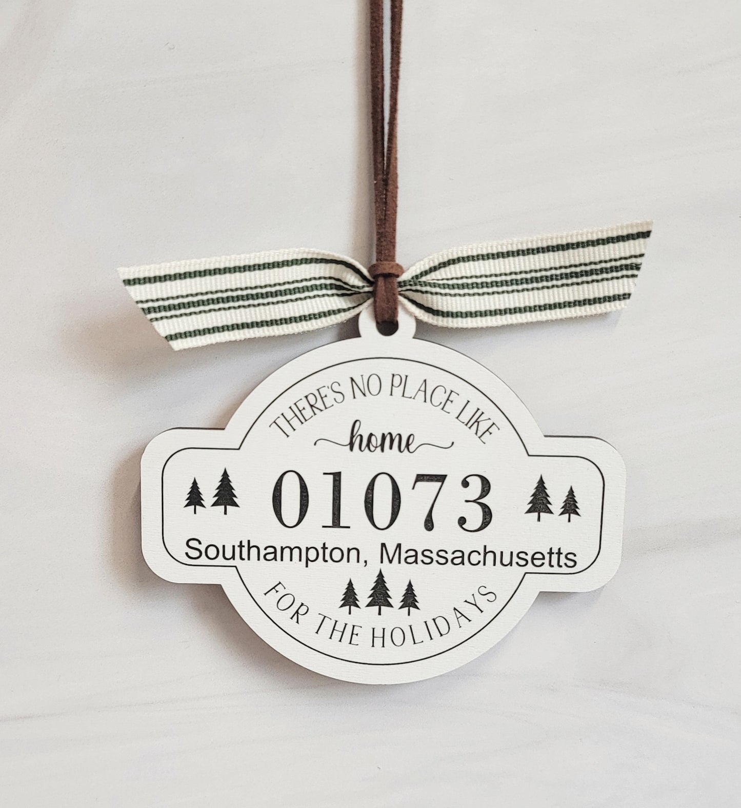 "Home For The Holidays" Customizable Ornament