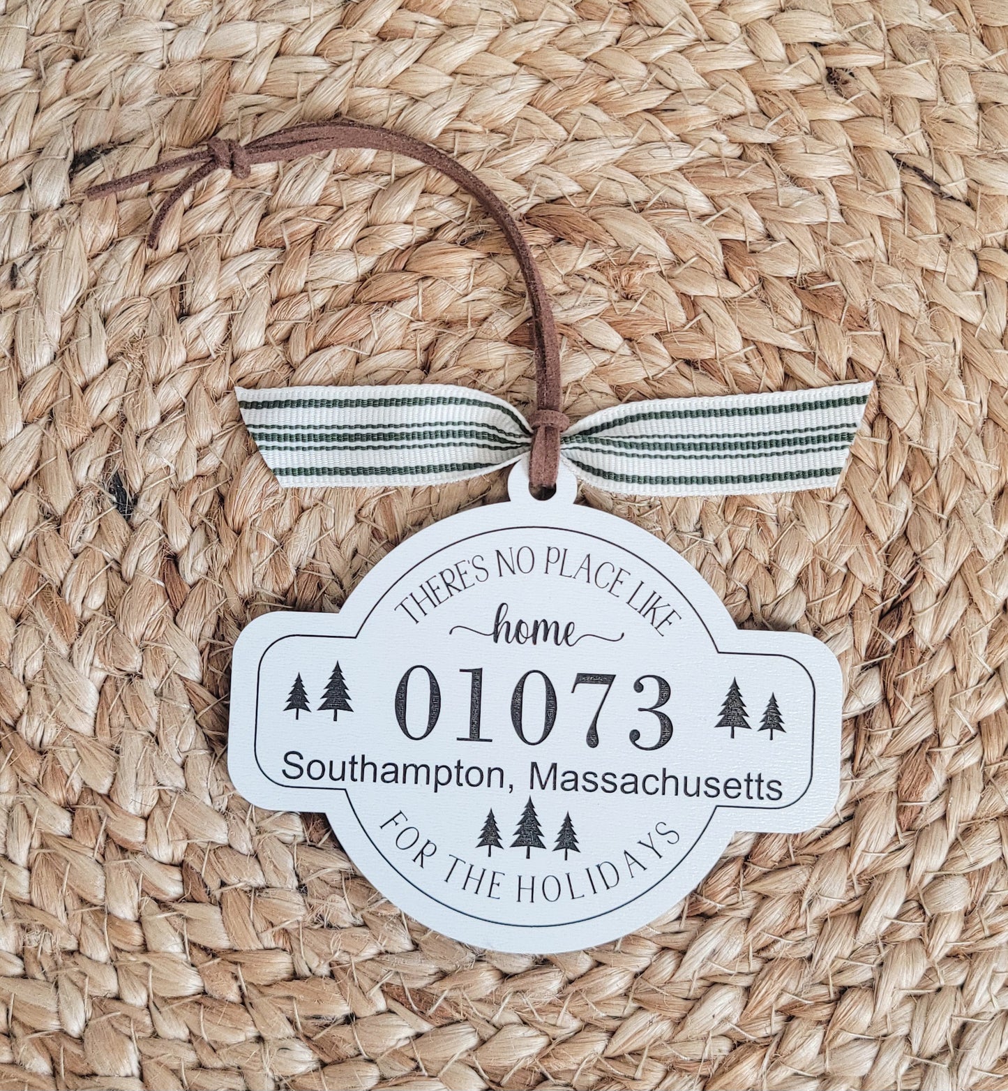 "Home For The Holidays" Customizable Ornament