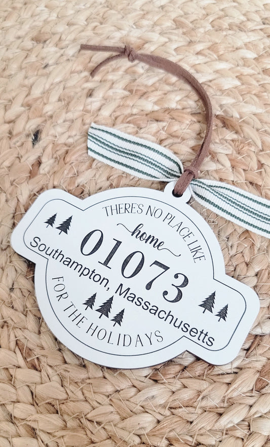 "Home For The Holidays" Customizable Ornament
