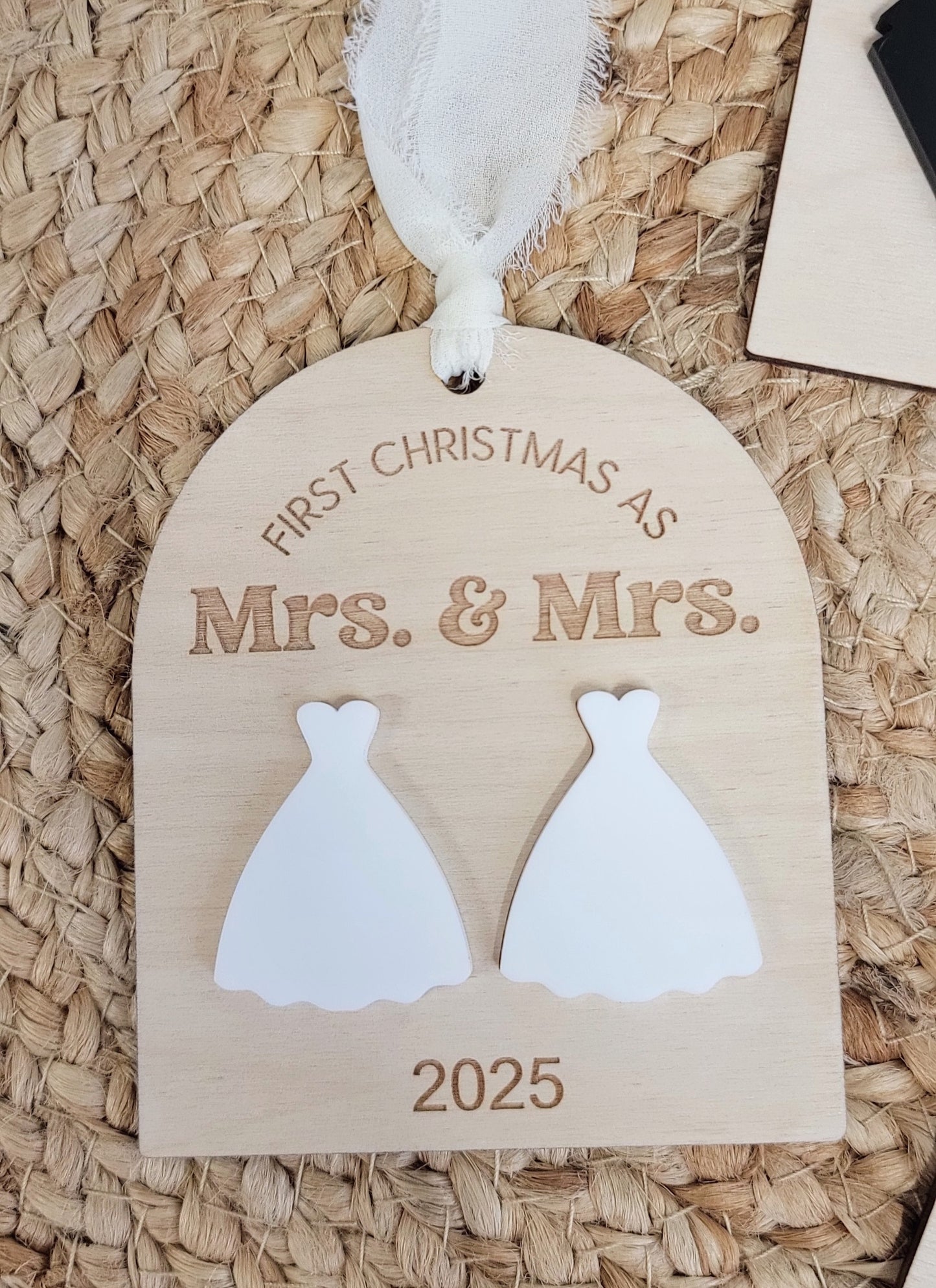 "Our First Christmas" Ornament