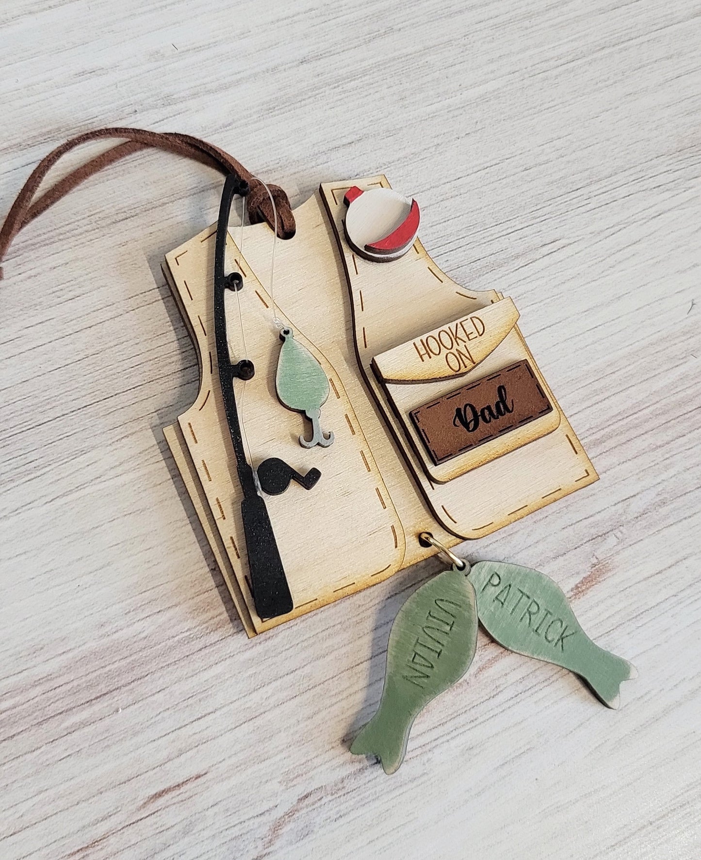 "Hooked On You" Ornament
