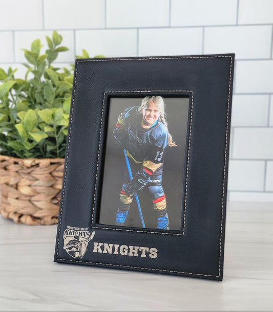Nonotuck Knights Leatherette Photo Frame
