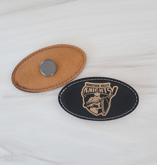 Nonotuck Knights Leatherette Magnet